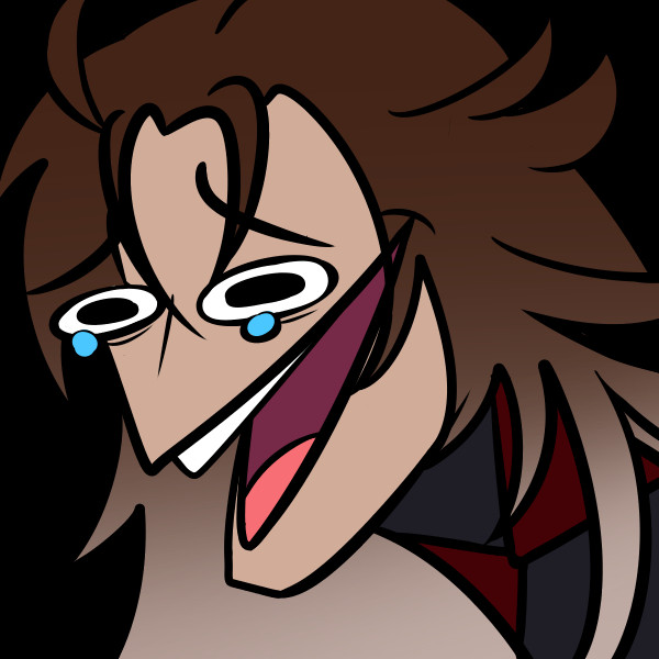 Emote Art portraying a 'Wheezing' meme expression