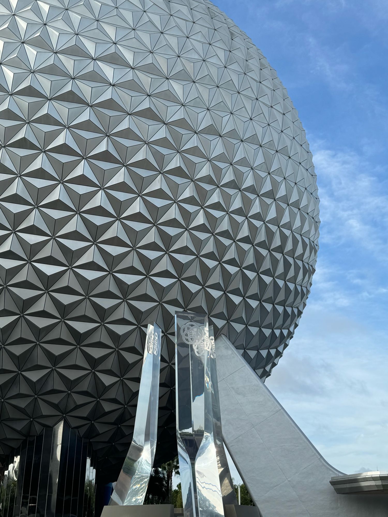 Spaceship Earth in Epcot at Walt Disney World Resort in Florida.