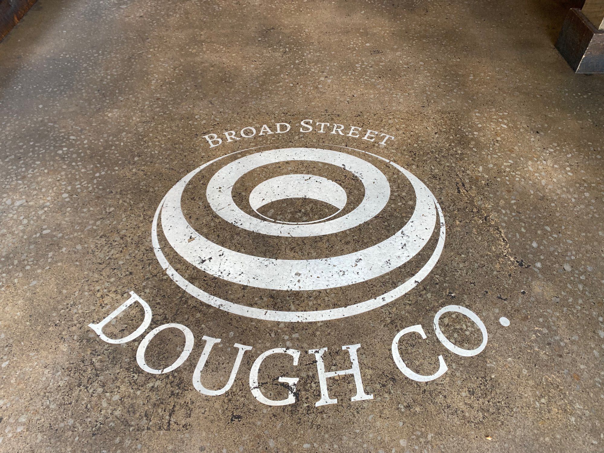 Broad Street Dough Co. logo, a local doughnut shop, owned by and primarily staffed by women. Support small businesses!