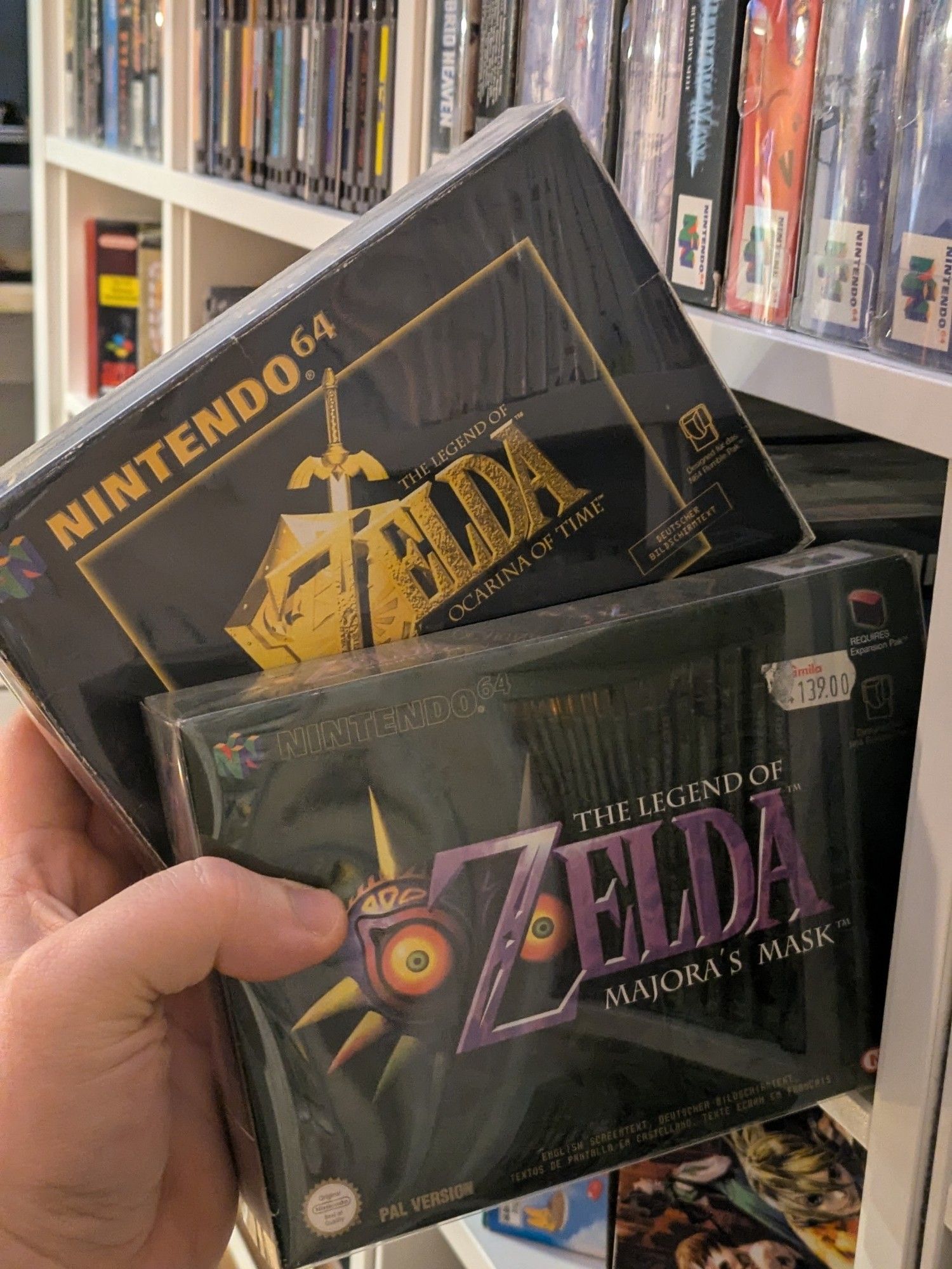 Zelda Majoras Mask und Ocarina of Time für N64