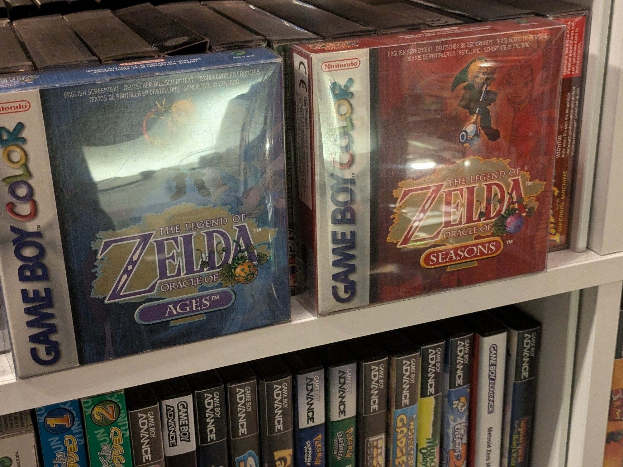 Zelda Oracle of Seasons und Oracle of Ages für GBC