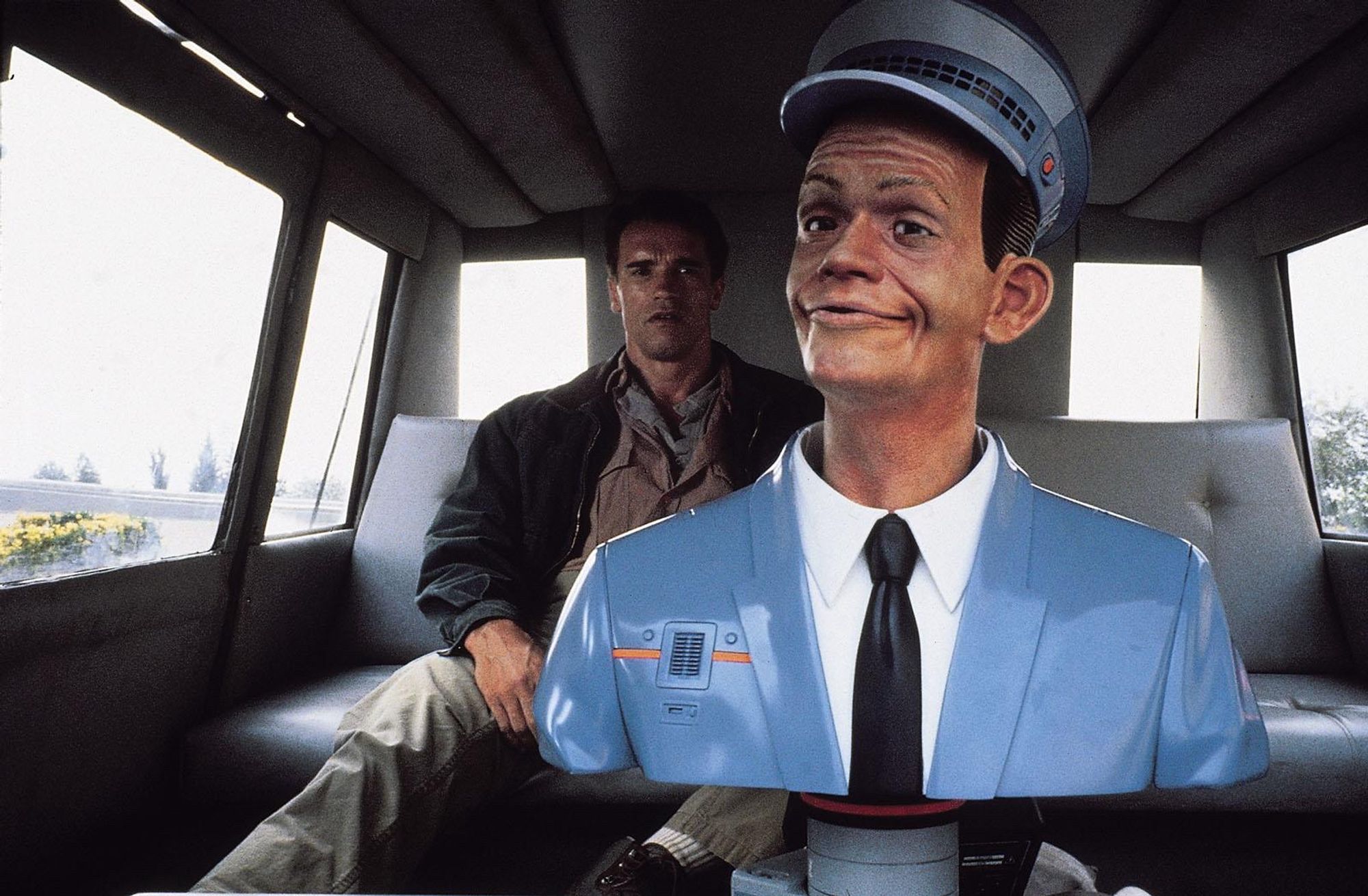 The taxi driver robot from total recall