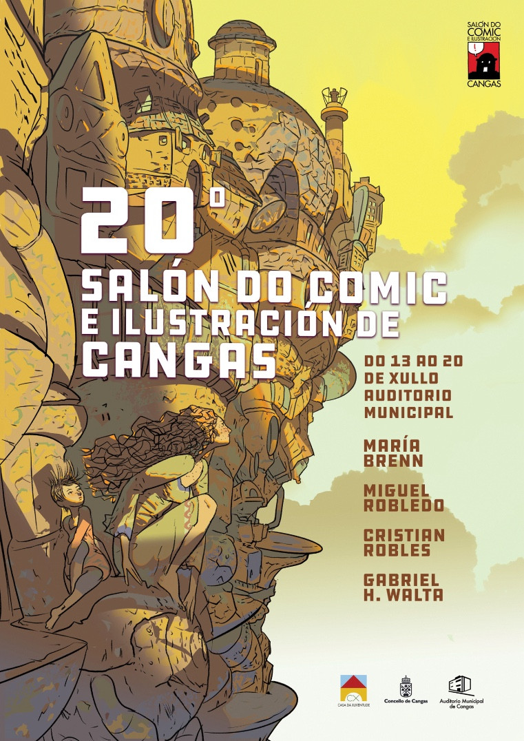 Cartel para el Salón de Cómic de Cangas.