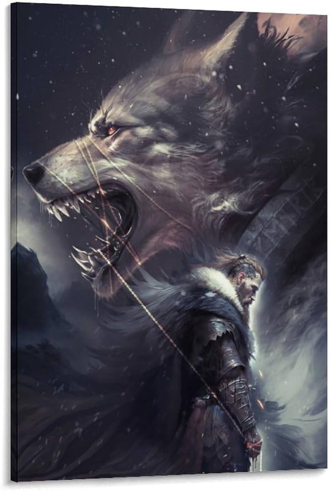 Fenrir and Tyr