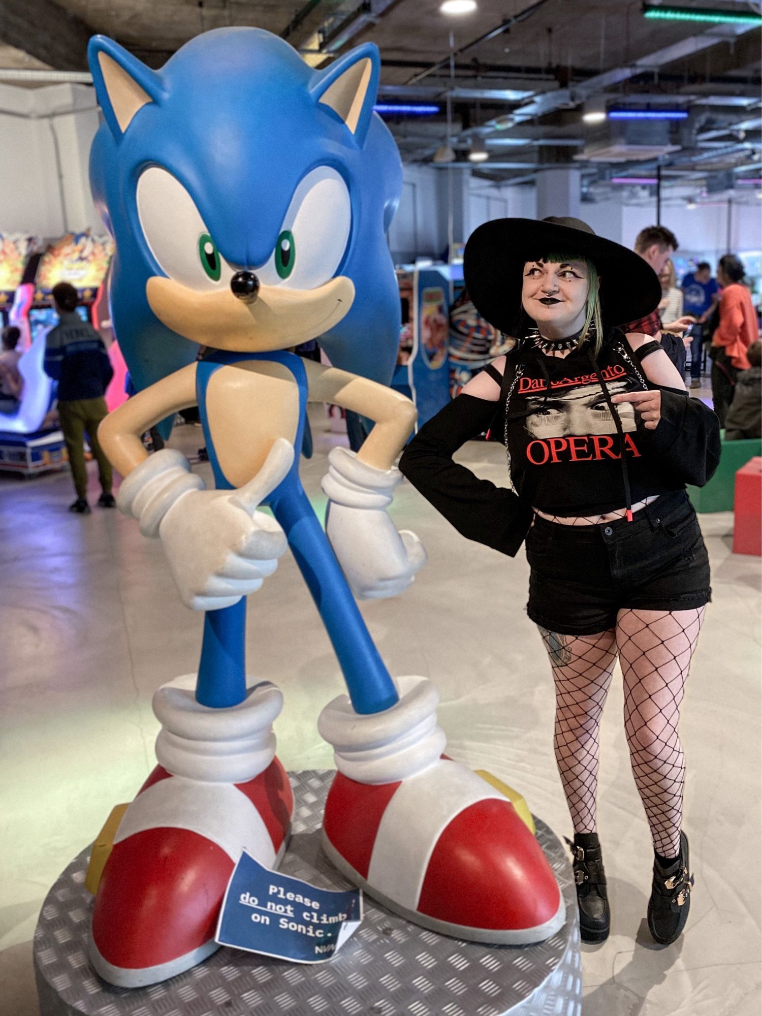 cute boy with sonic the hedgehog