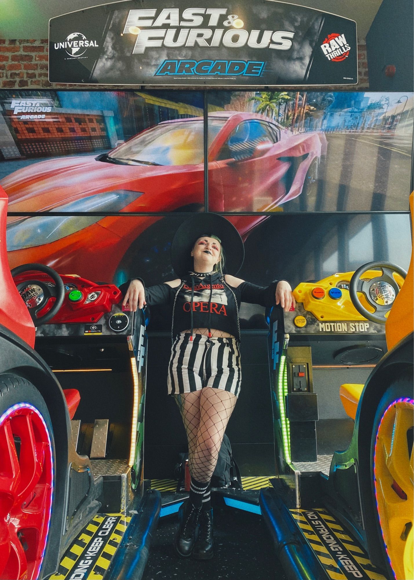 cute boy in the arcade