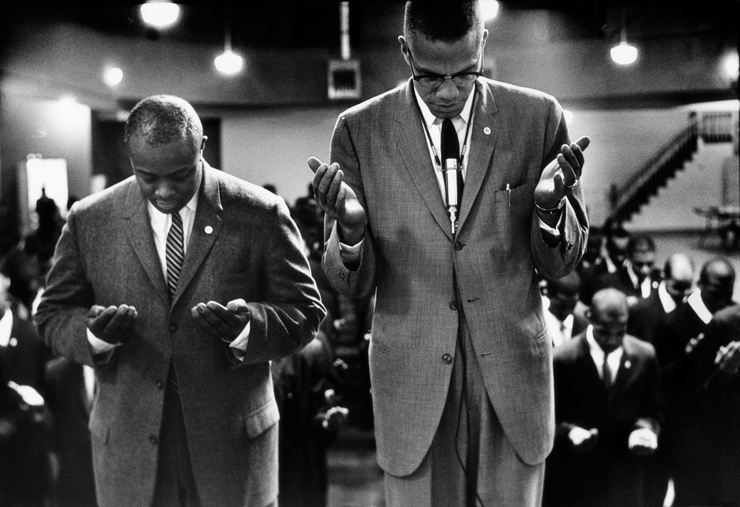 Gordon Parks (American, 1912-2006)
Malcolm X Leads Muslims in Prayer, 1963

