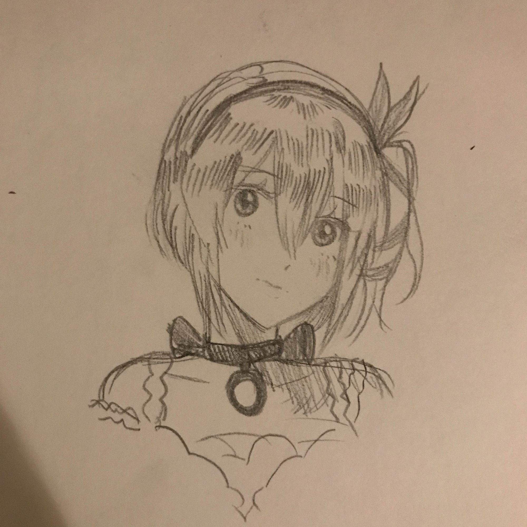 Pencil sketch of Edna being beautiful, gorgeous, and amazing as always!