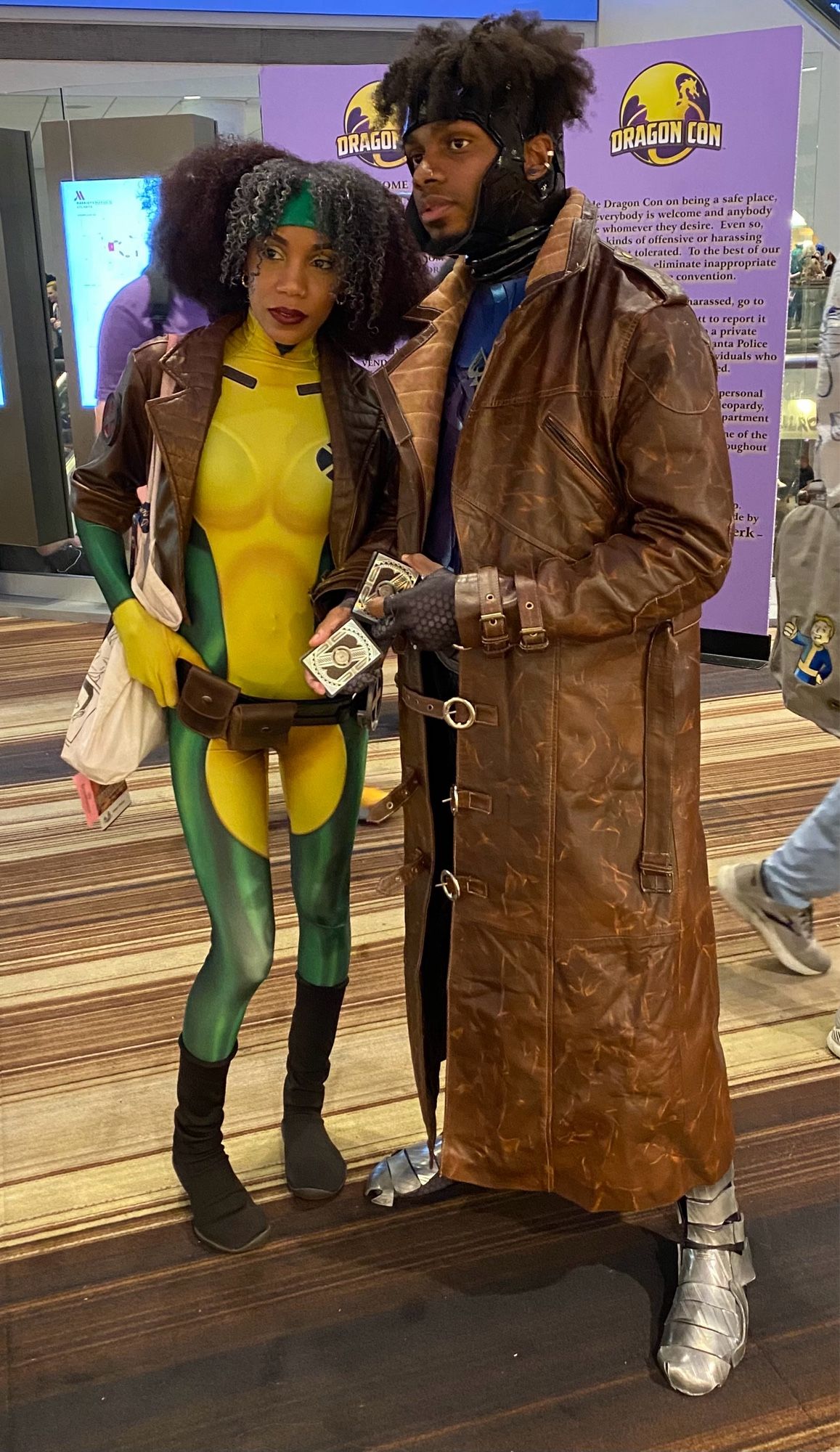 Rogue and Gambit from the X-Men