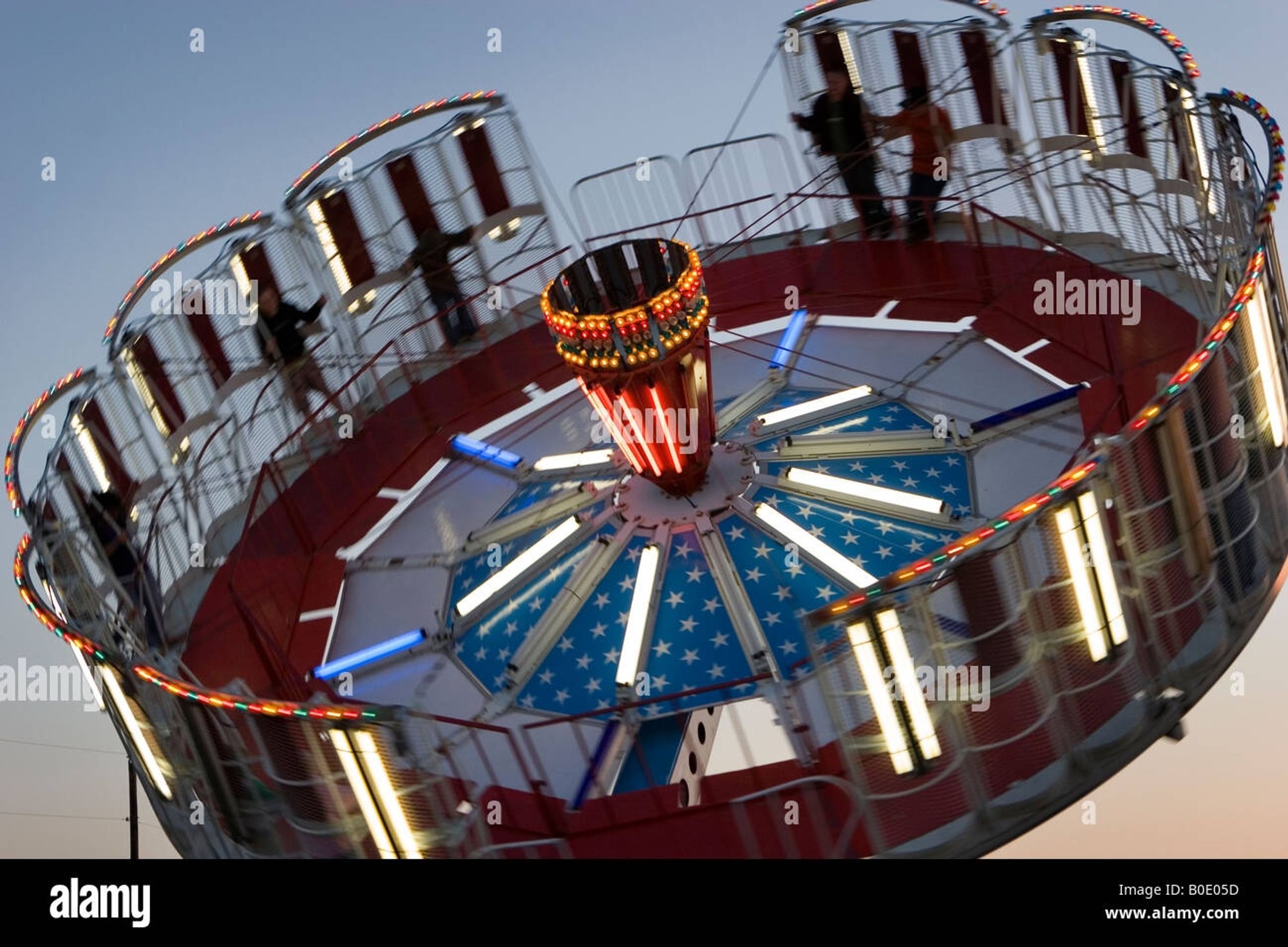 amusement park ride where you stand against the wall and it spins really fast