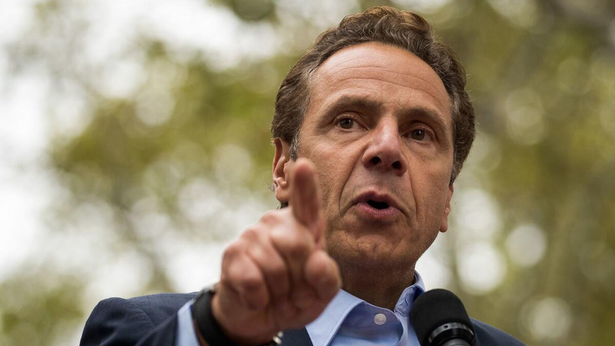 Andrew Cuomo pointing
