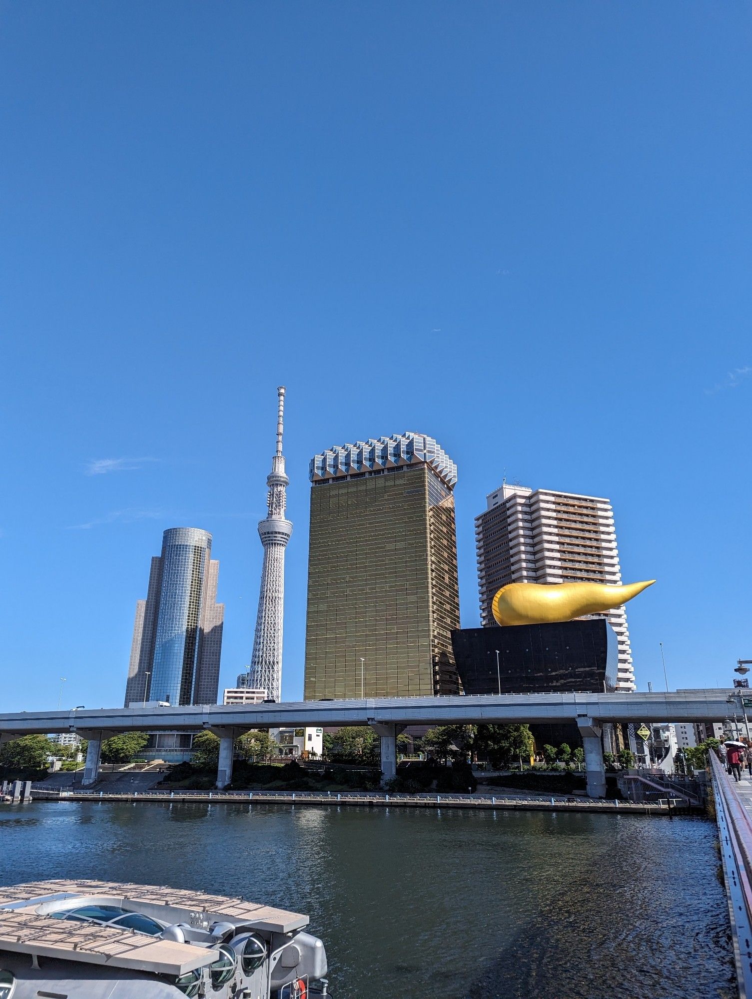 buildings and skytree across the river