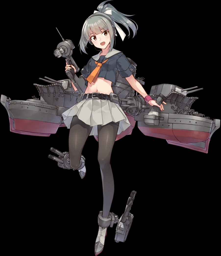 Yūbari in Kancolle in Kai Ni D mode