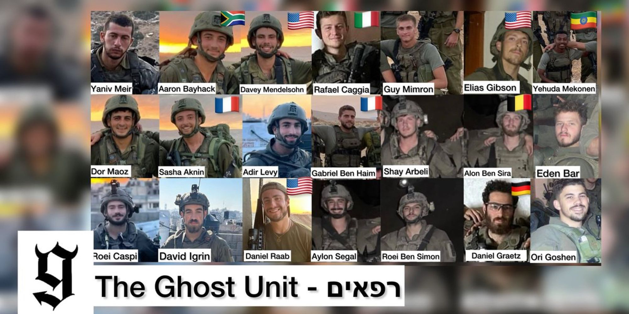 Photo shows profile pics of Israeli soldiers in the Ghost Unit
Investigation thread:
https://x.com/ytirawi/status/1842242729436201158