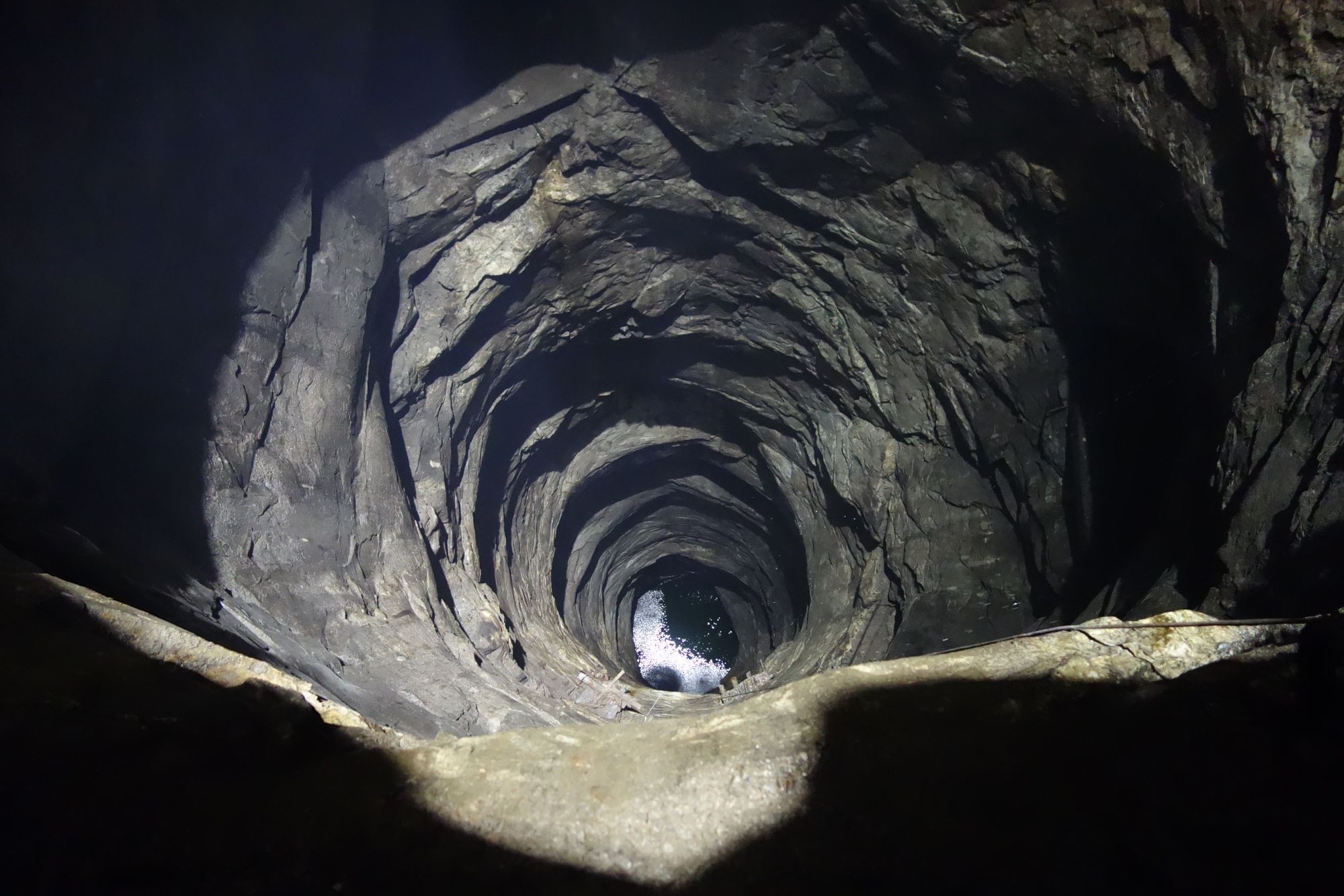 Depth of the Christina Shaft in Sala, Sweden