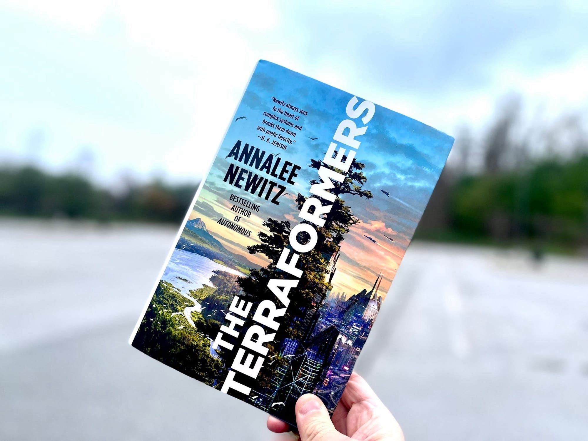 A copy of annalee newitz’s the Terraformers