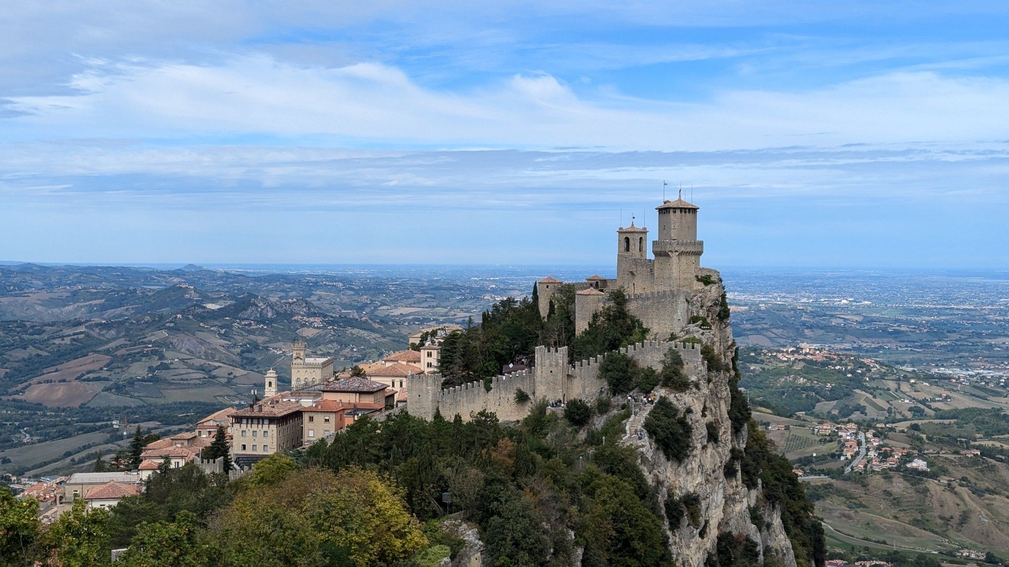 View of the first tower of San Marino