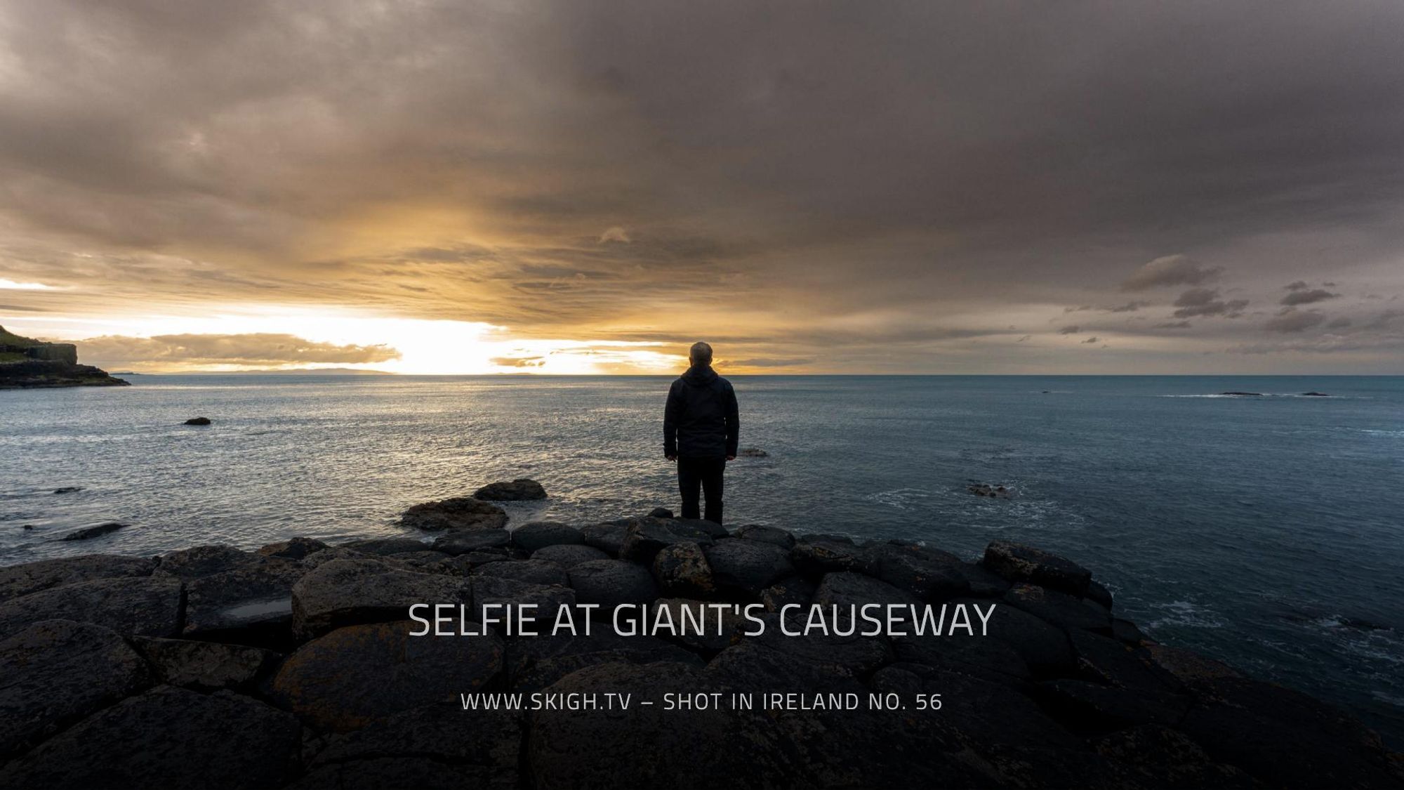 Selfie at Giant's Causeway