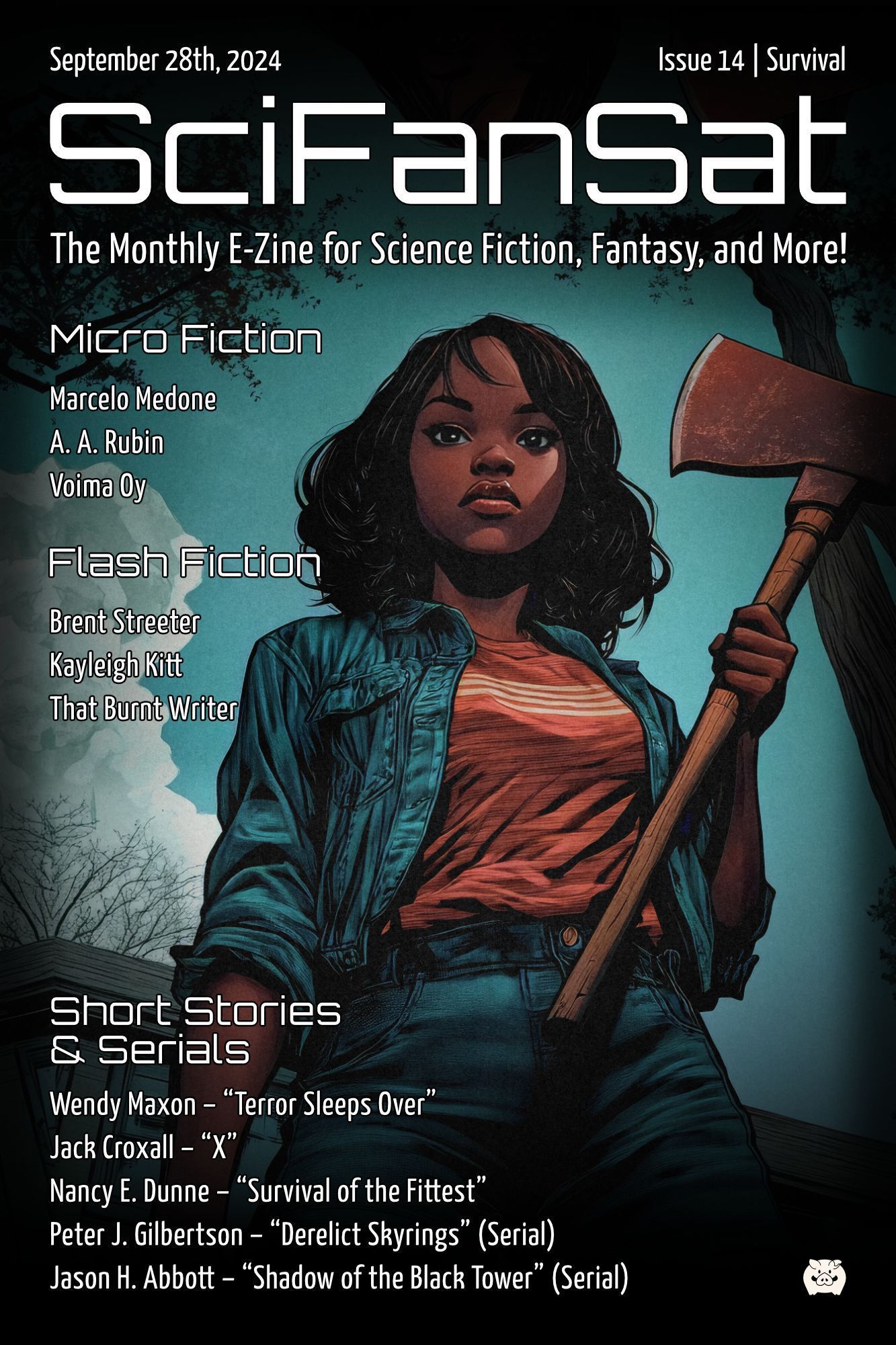 SciFanSat: The Monthly E-Zine for Science Fiction, Fantasy and More!