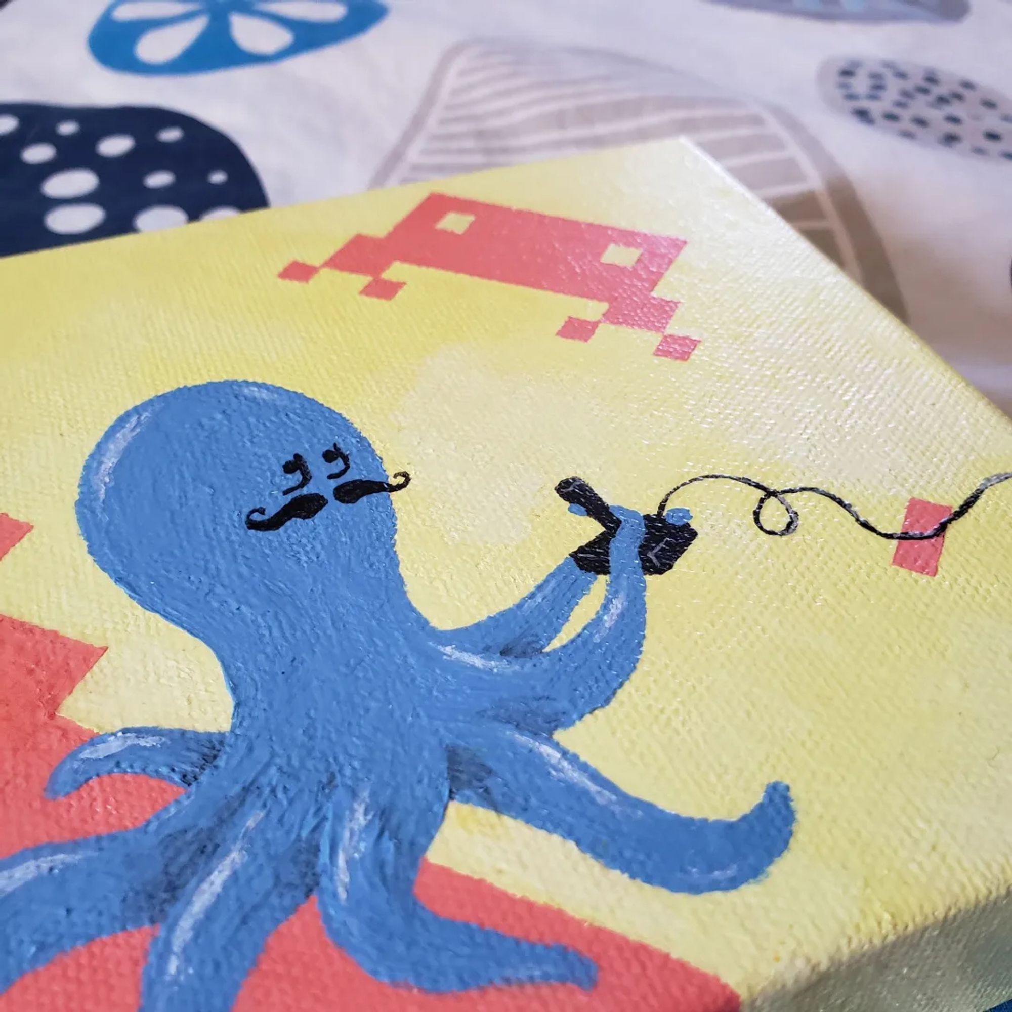 Retro Octopus gamer