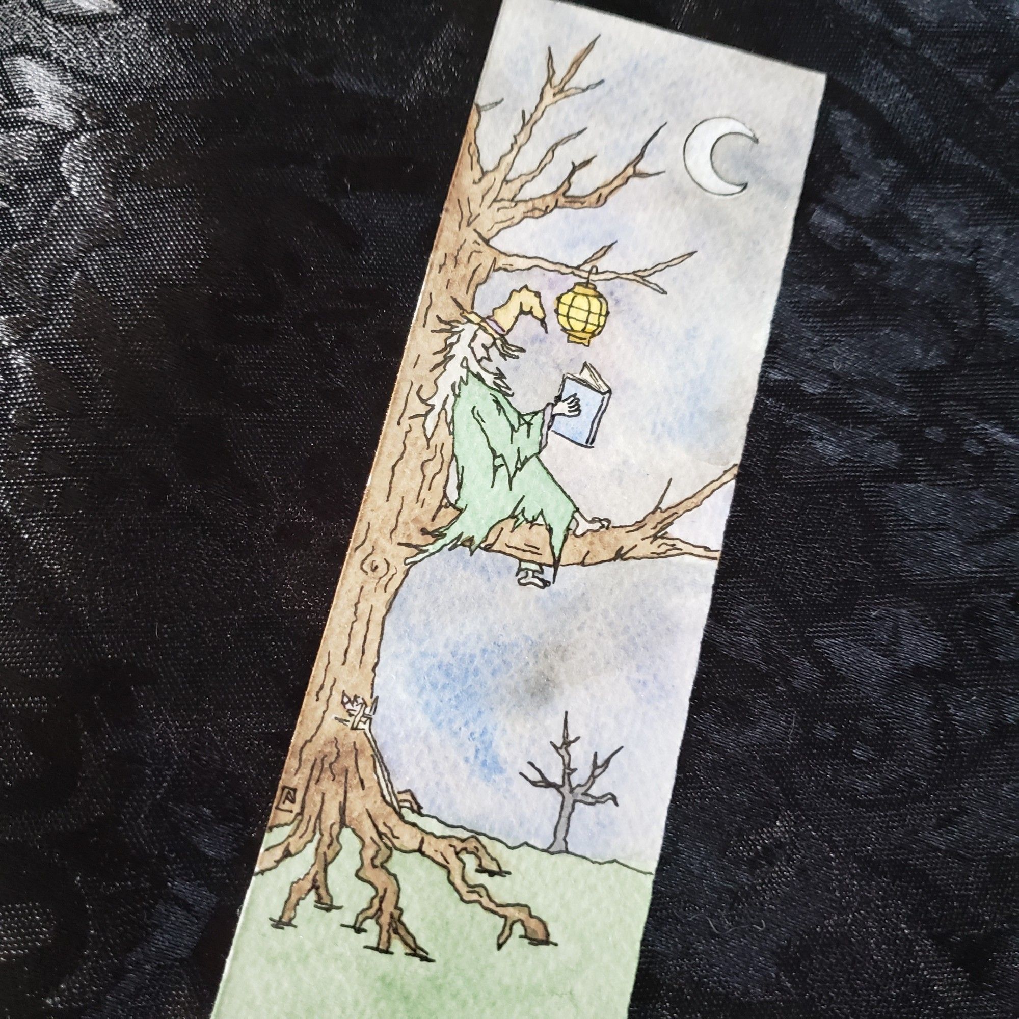 Watercolor bookmarks