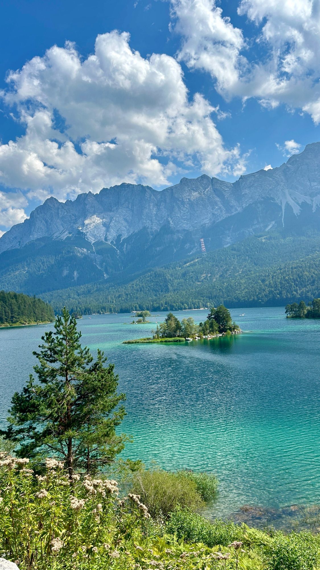 Eibsee mit Insel