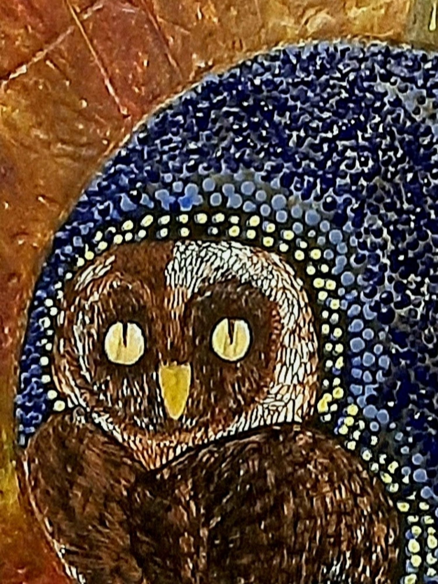 Close up of owl