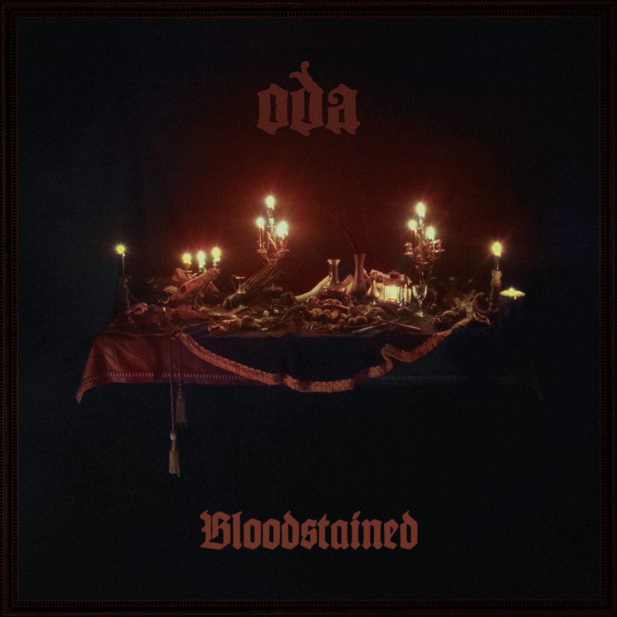 Pochette de l'album "Bloodstained" de Oda (2024)