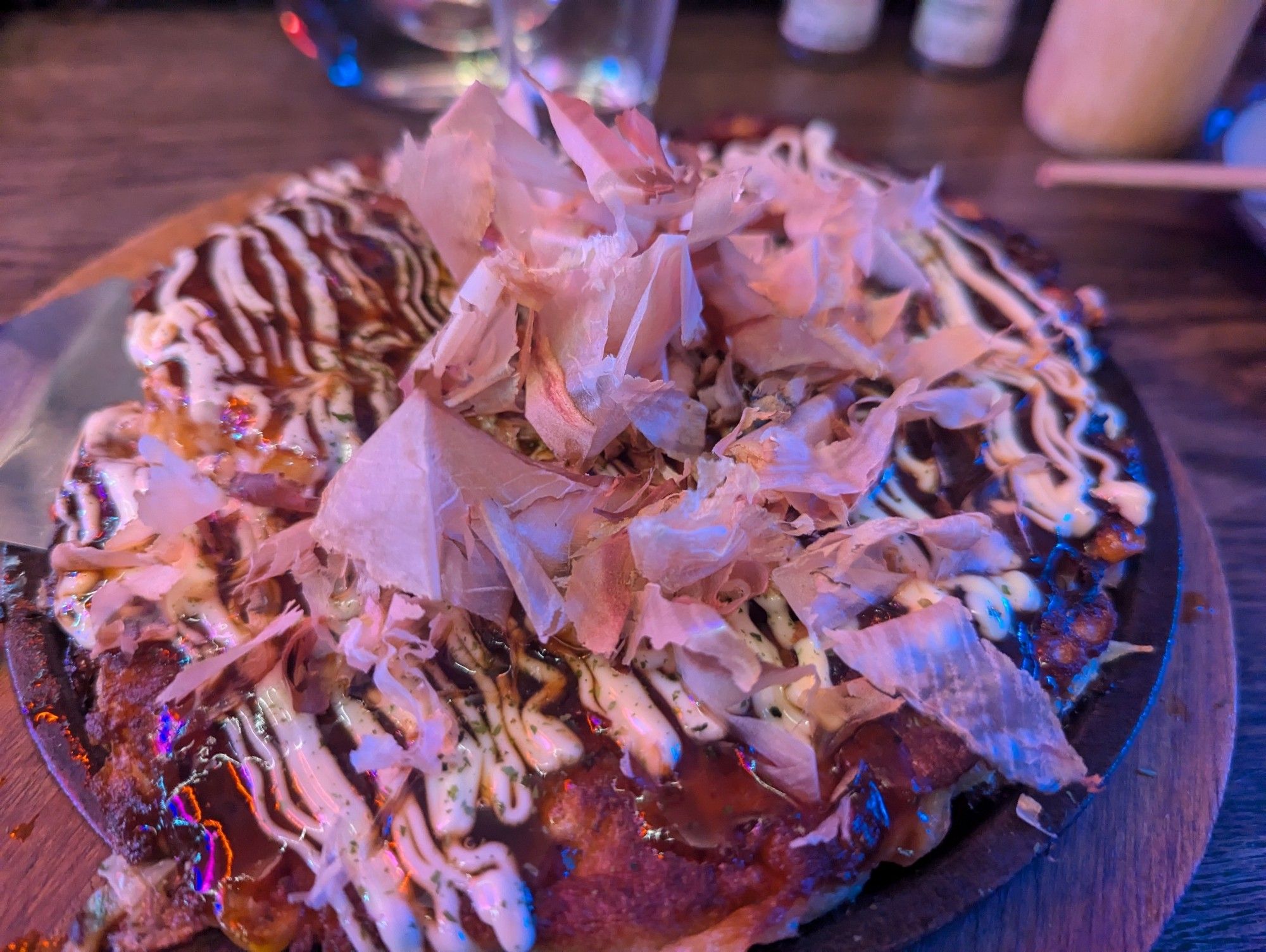 Seafood okonomiyaki