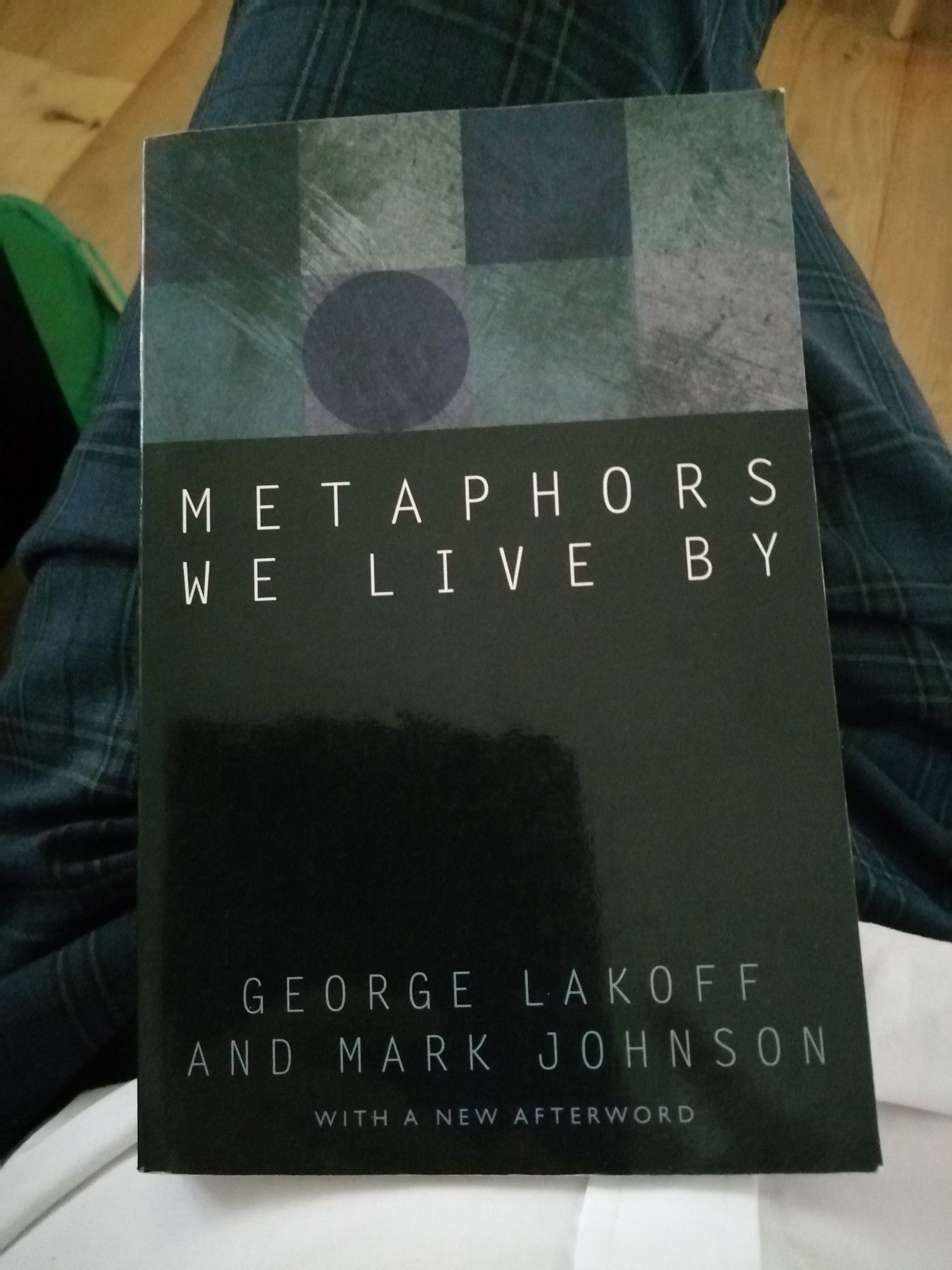 The cover of Metaphors We Live By by Lakoff and Johnson.