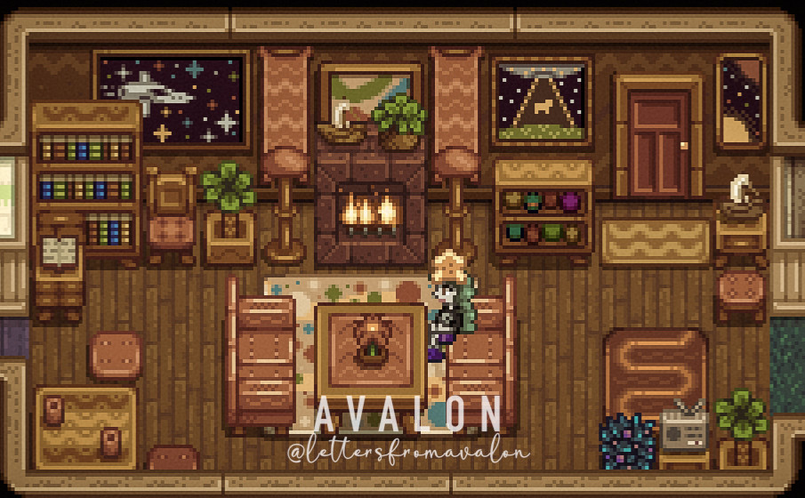 Interior screenshot from Stardew Valley 1.6 version on GOG