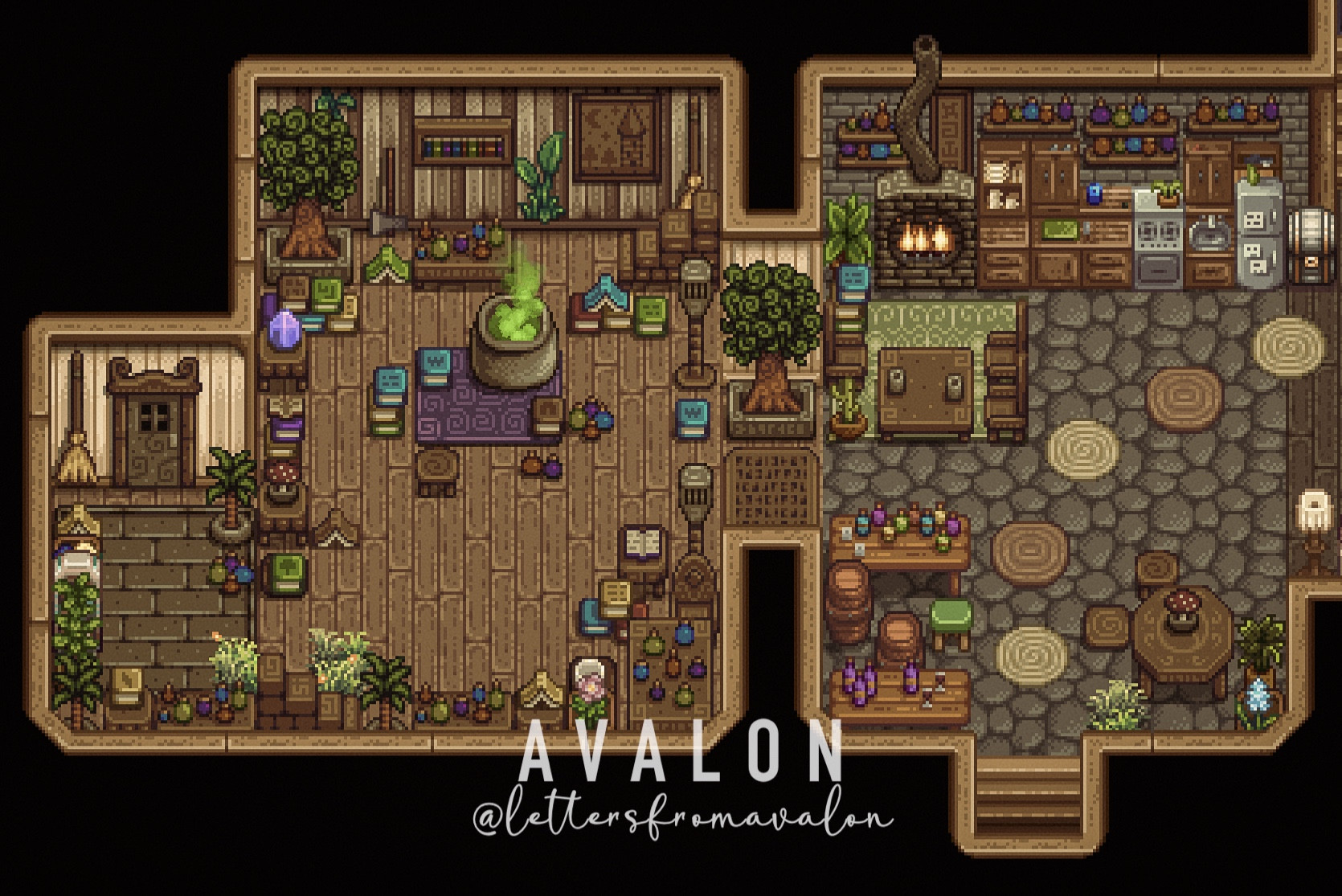 Interior screenshot from Stardew Valley 1.6 version on GOG