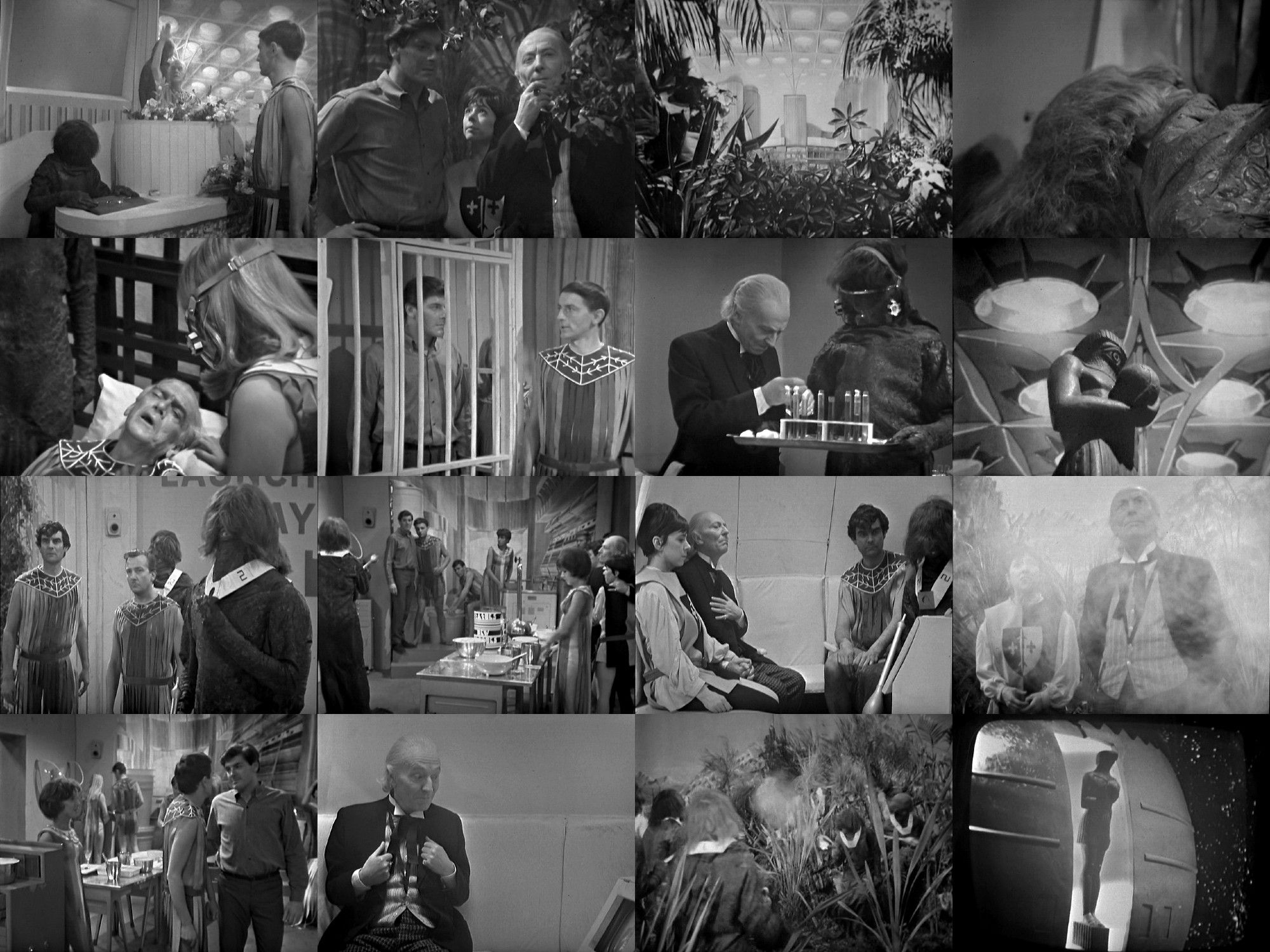 16 images from Doctor Who's The Ark. The Doctor and his companions visit one of the generation ships leaving a desolate Earth, who've partnered with the one-eyed Monoids.