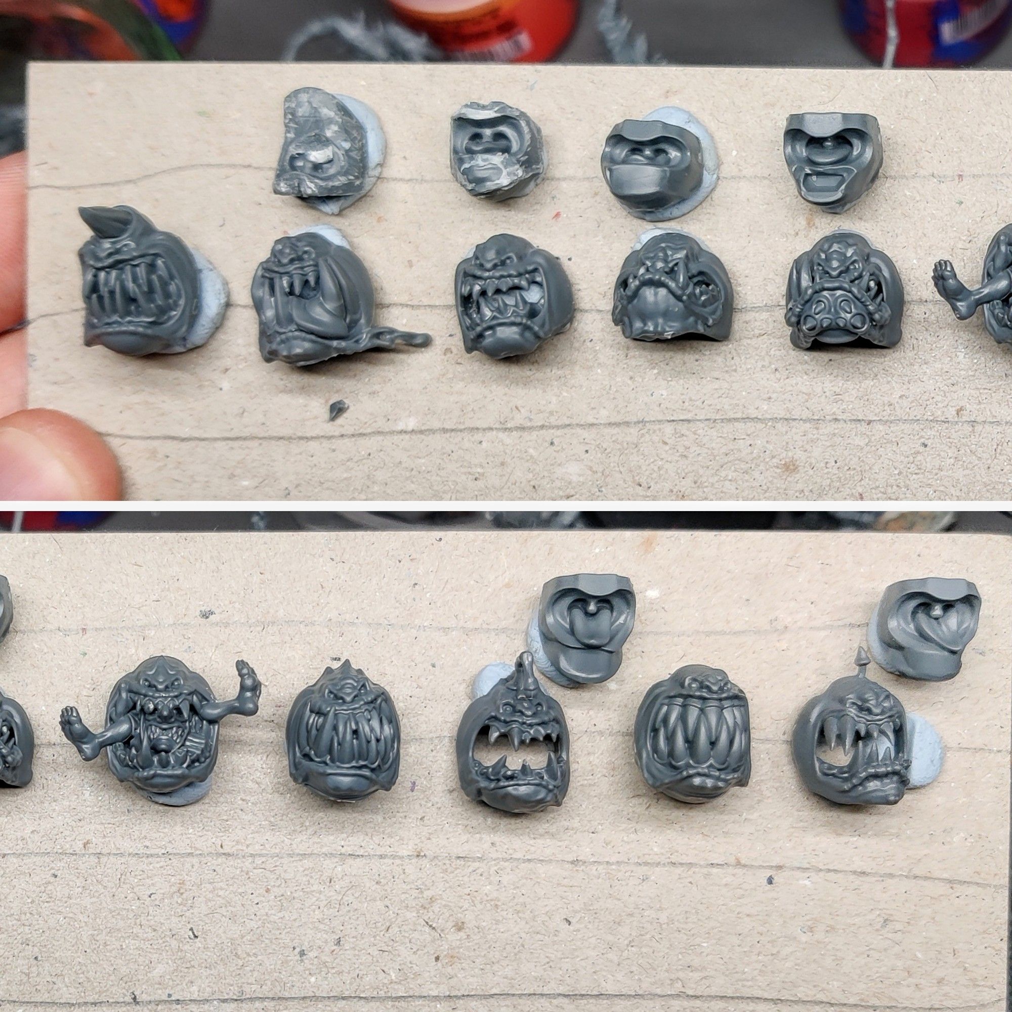 Squig heads/faces