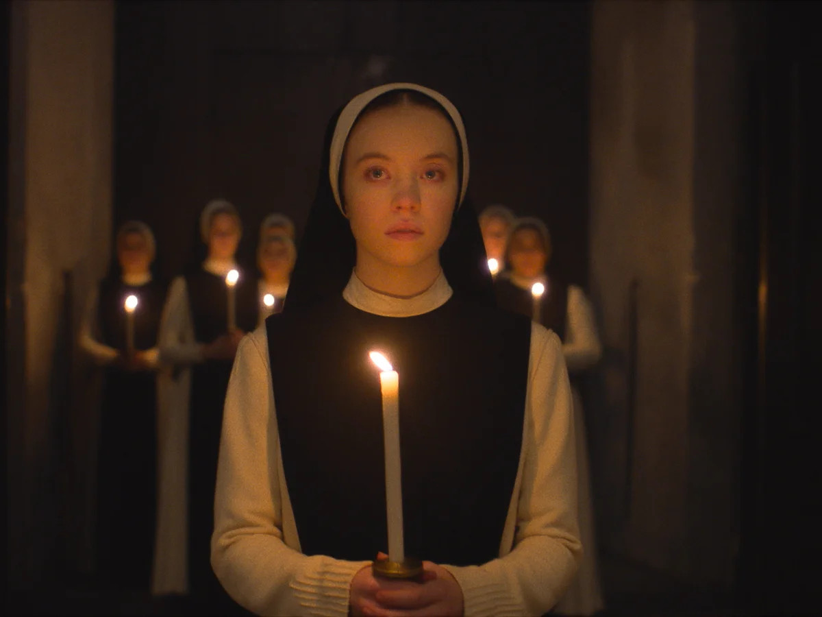 Sydney Sweeney as a nun.