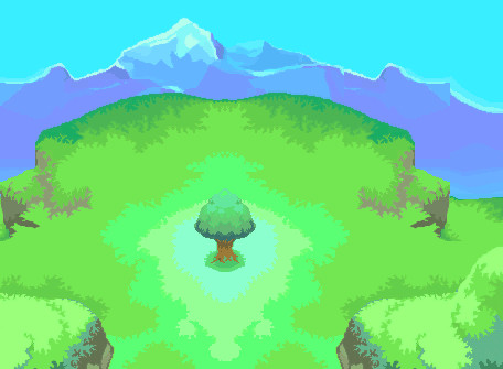 Sky Blue Plains, a Friend Area from Pokémon Mystery Dungeon: Red and Blue Rescue Team.