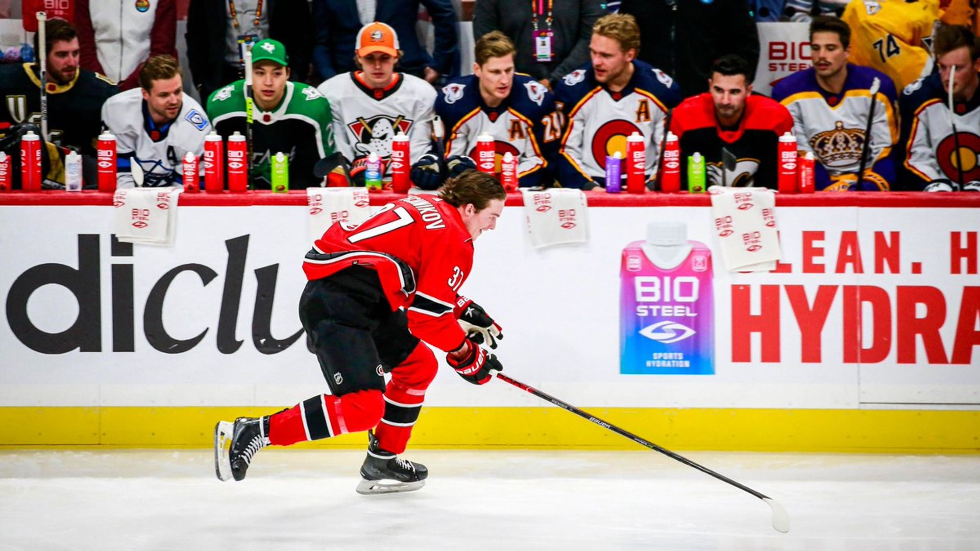 Photo of Svech during fastest skater during NHL All-Star