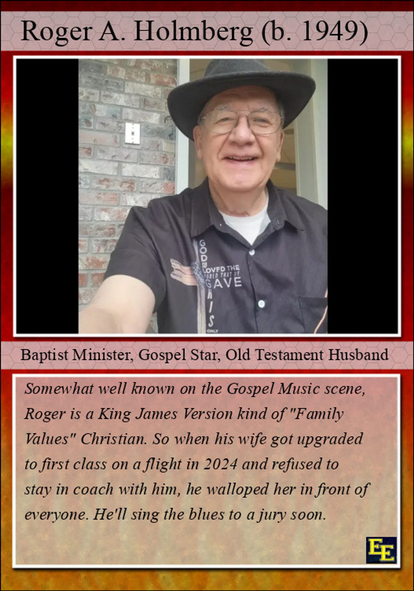 Roger slapped some of that old-time religion up in that plane.