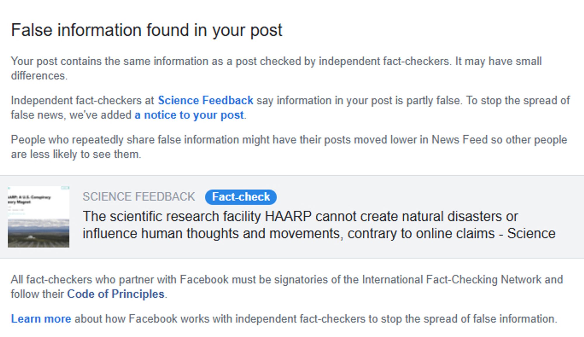 FarceBook FactCheck