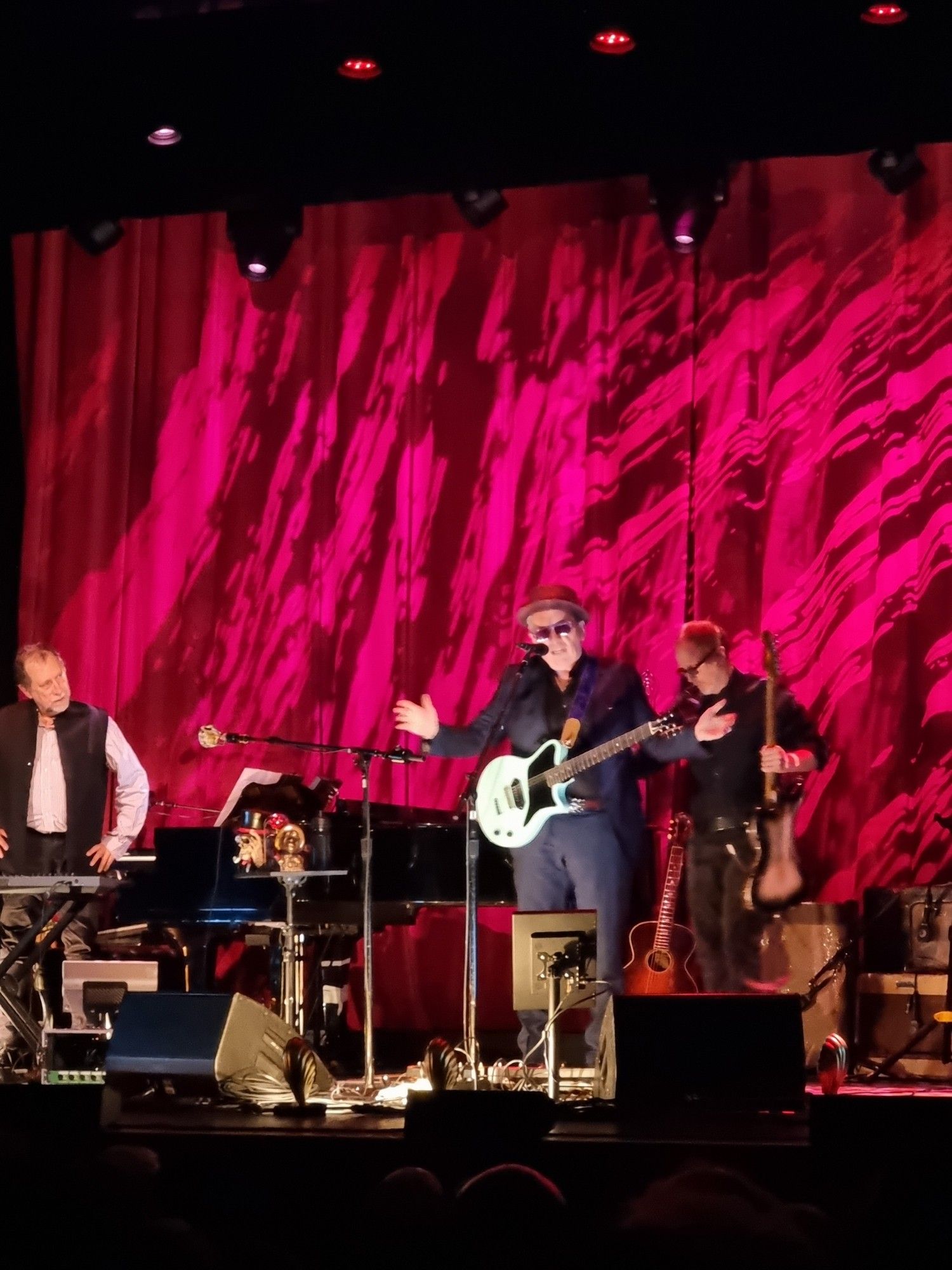 Elvis Costello and Steve Naive  at Leeds City Varieties.