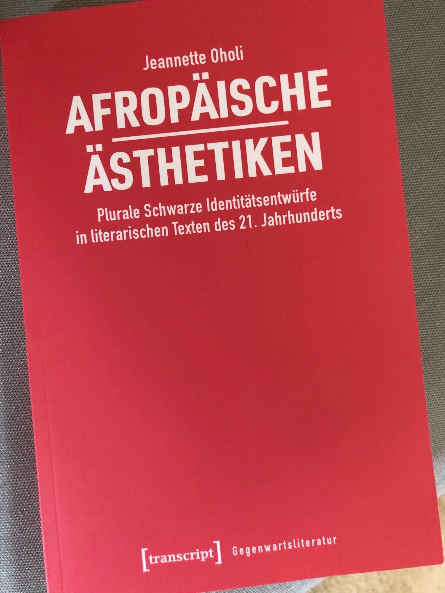 Buch mit Titel Afropaeische Ästhetiken