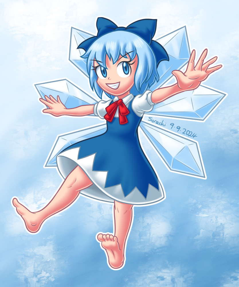 Cirno from the Touhou series. What else?