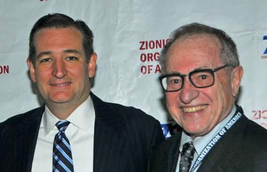 Ted Cruz and Alan Dershowitz 