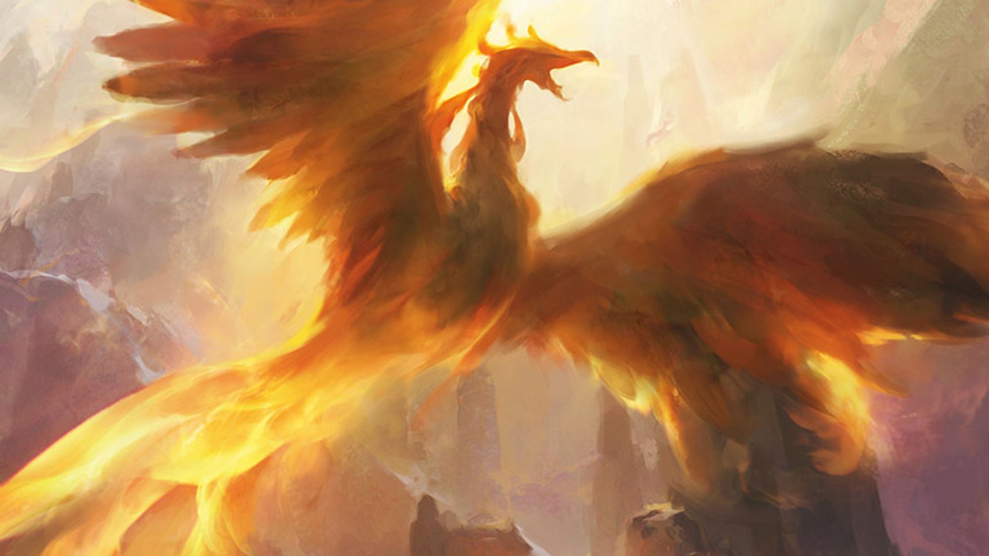 Flamewake Phoenix, by Min Yum © Wizards of the Coast LLC