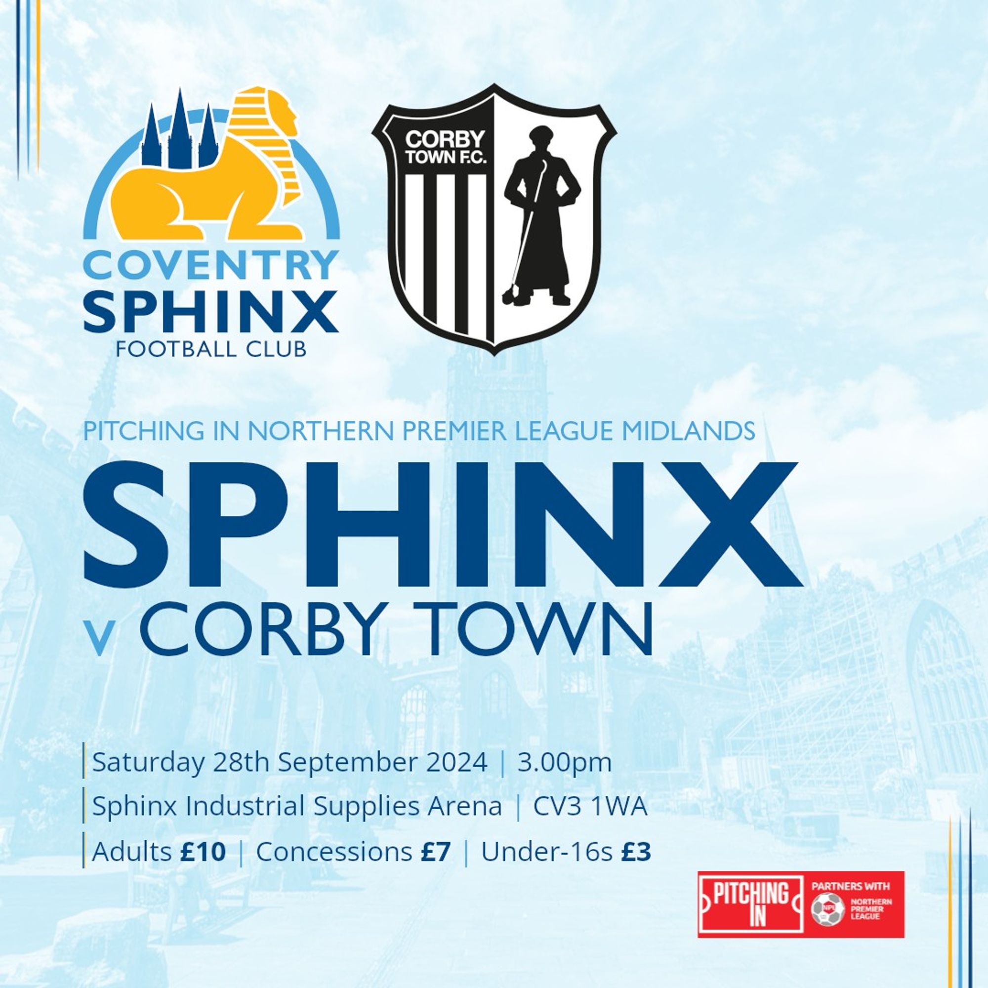 Coventry Sphinx v Corby Town