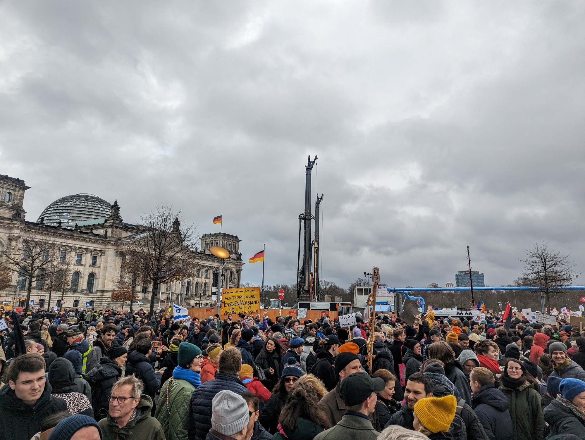 Demo vor dem Reichstag