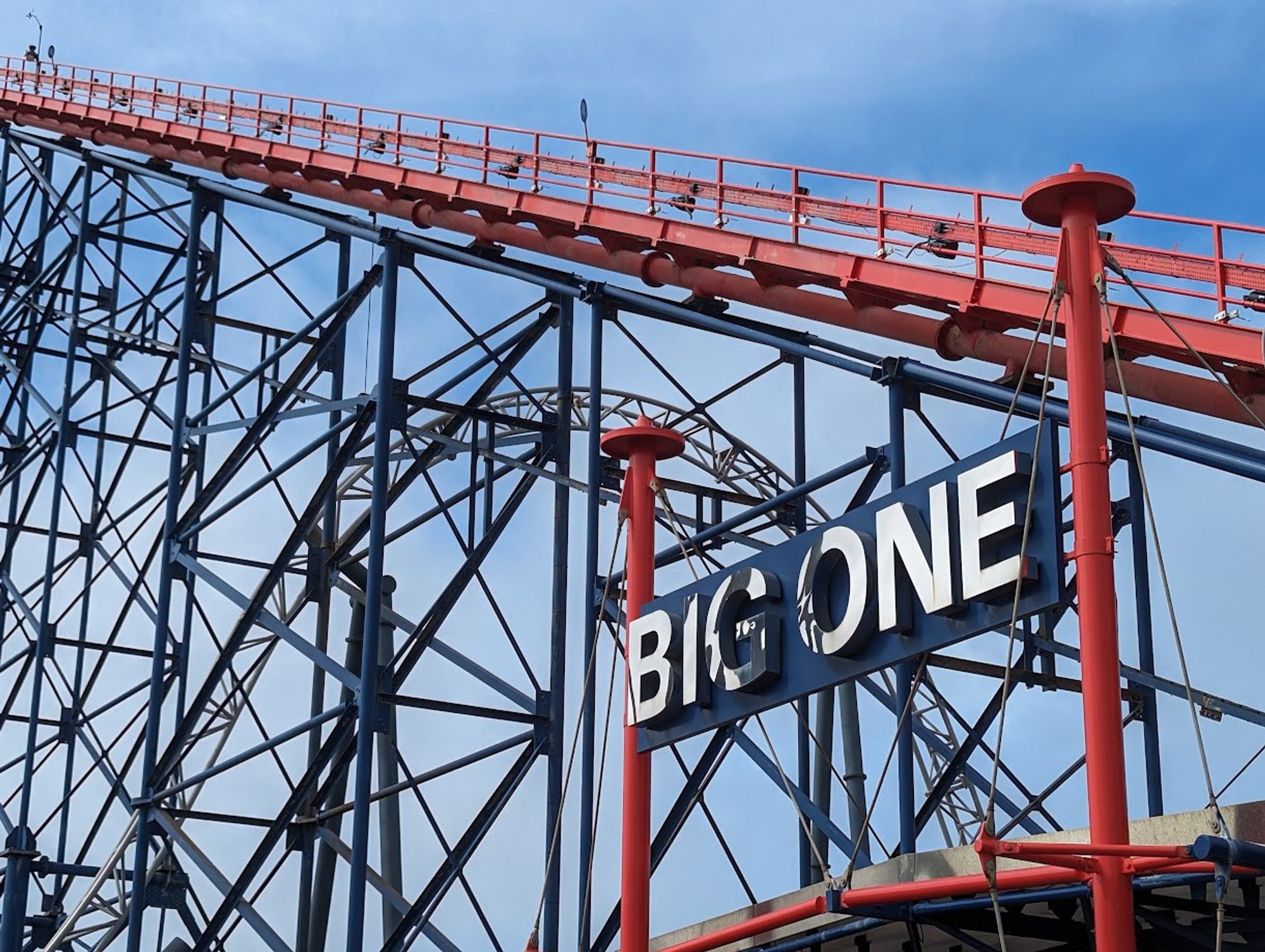 The Big One rollercoaster at pleasure beach