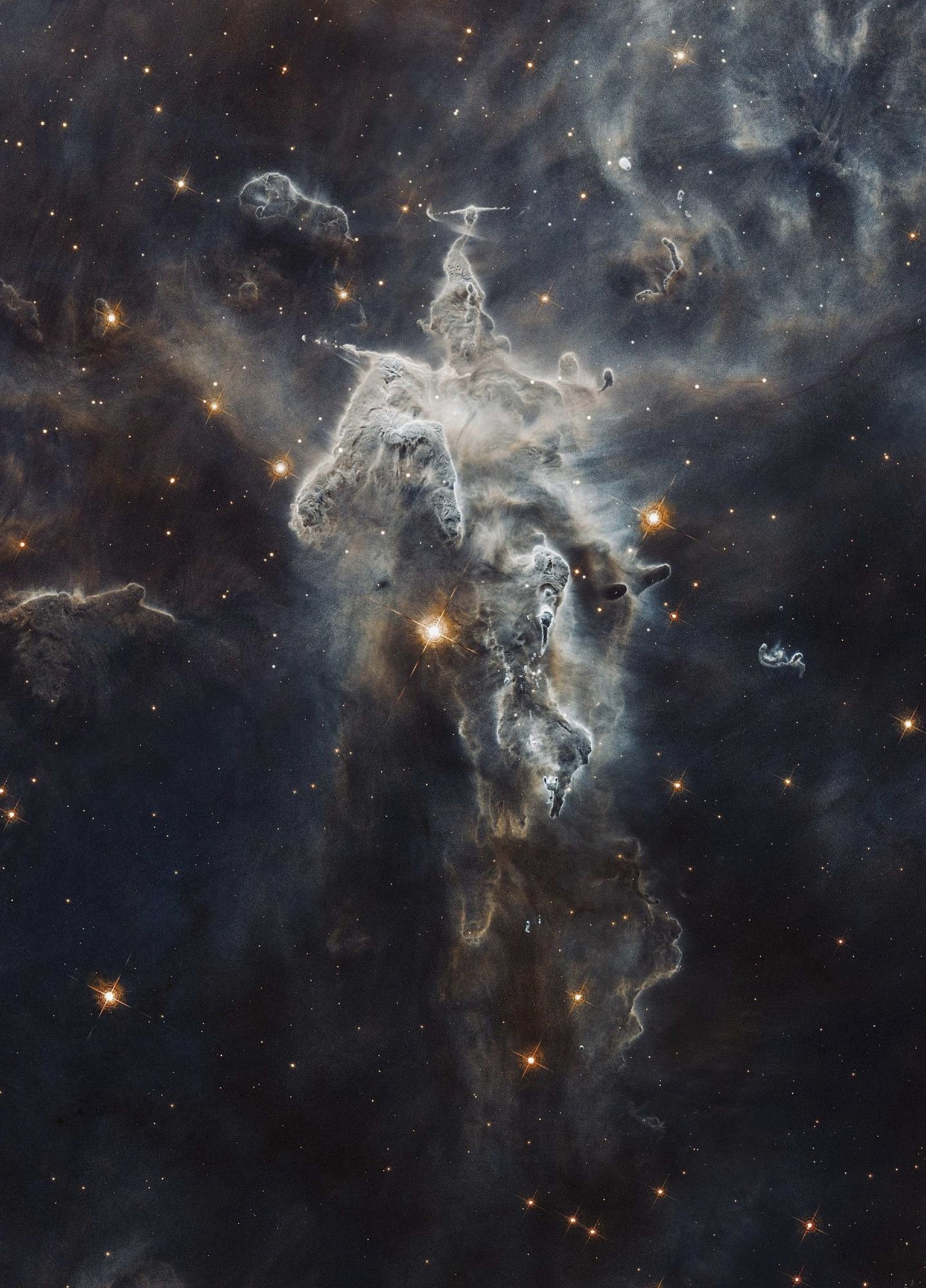 The Mystic Mountain in the Carina Nebula.