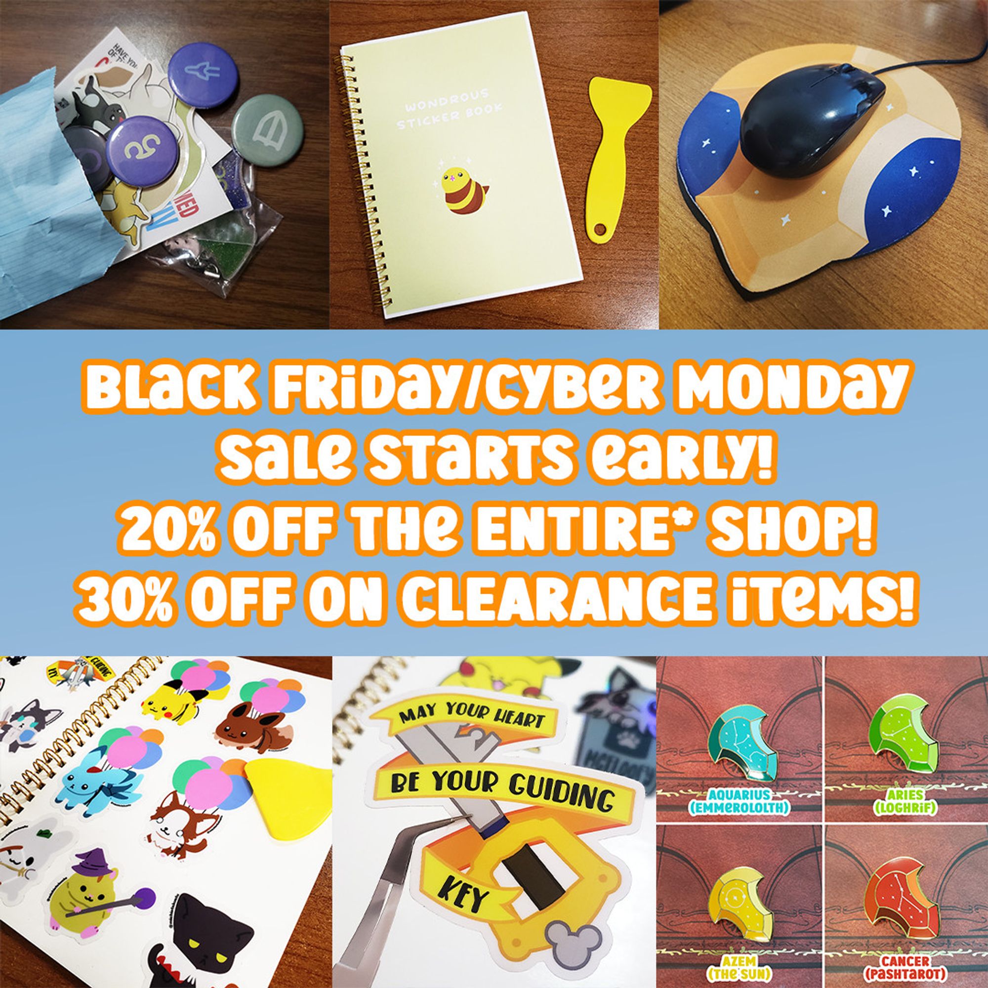 https://www.etsy.com/shop/MichiOtakuStu Black Friday/Cyber Monday Early Sale!