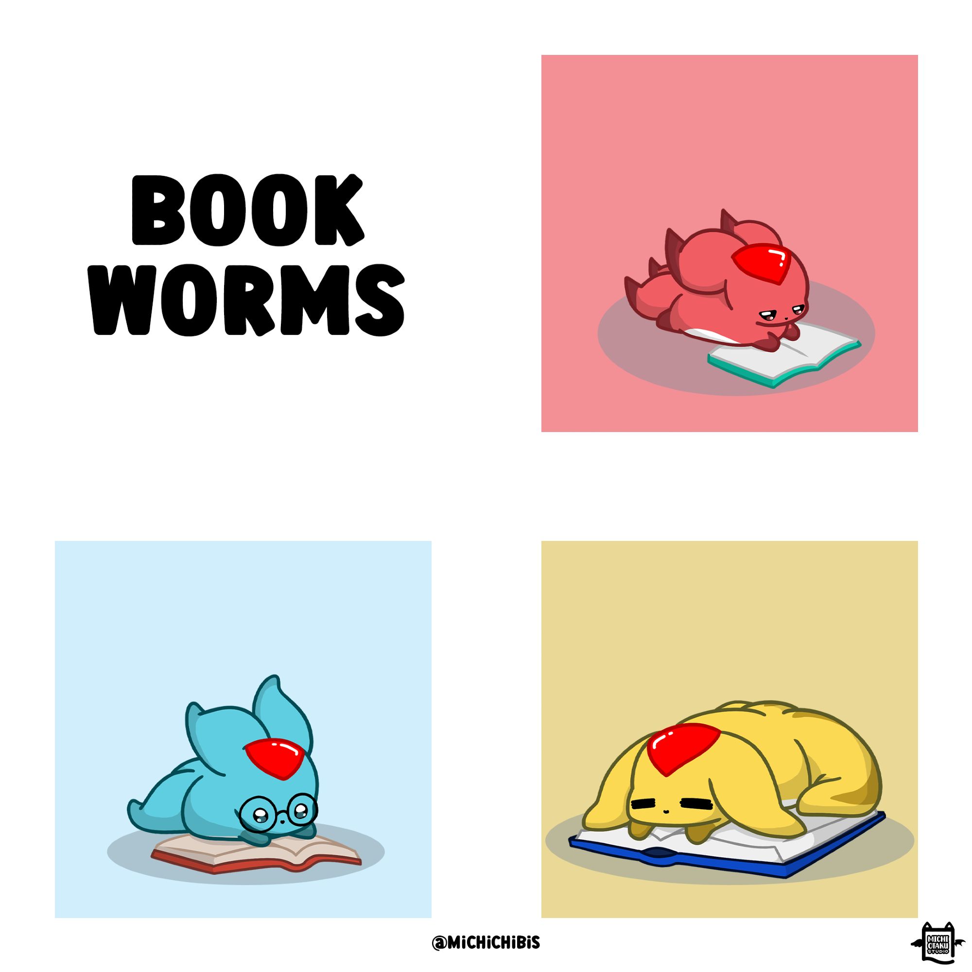 Michi Chibis Comic – Bookworms